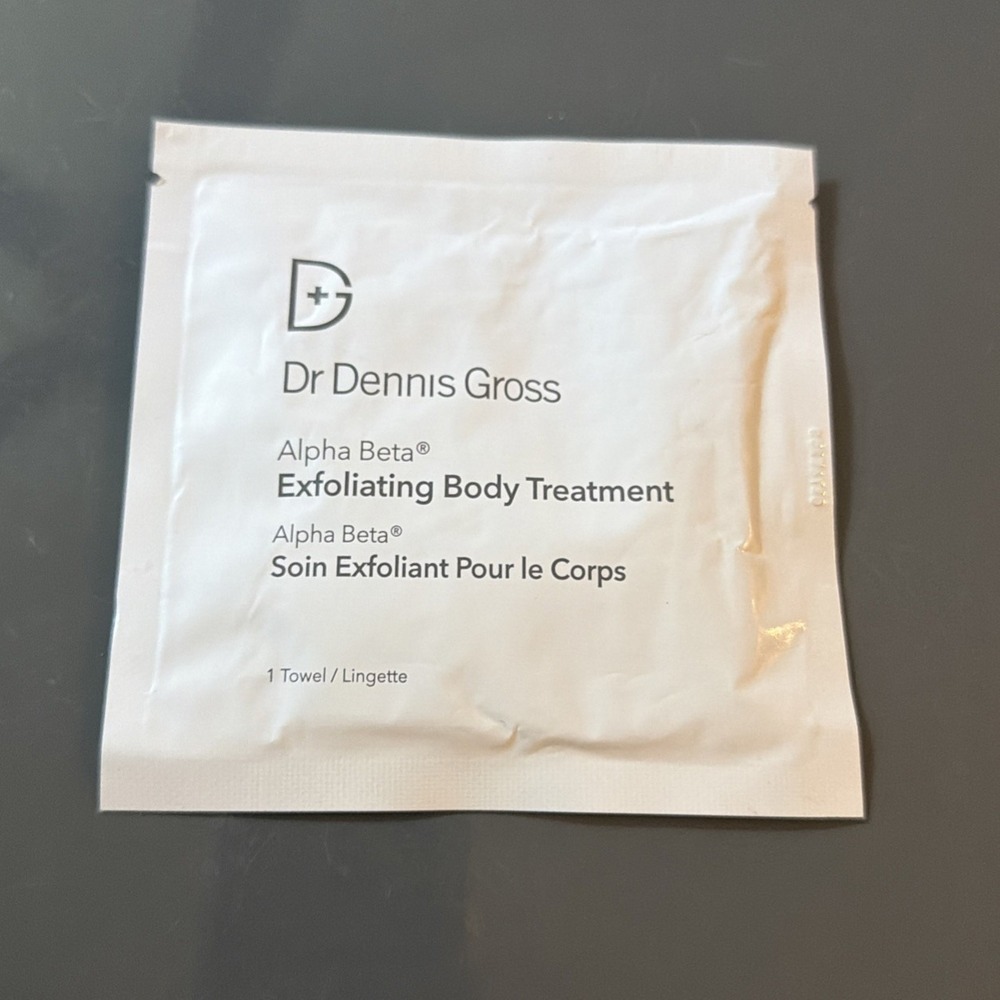 New Dr Dennis Gross Alpha Beta Exfoliating Body Treatment